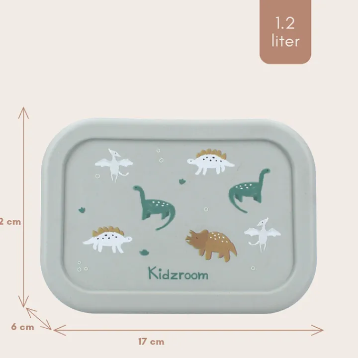 Lunchboxen>Kidzroom Lunchbox Lovely Lunch green