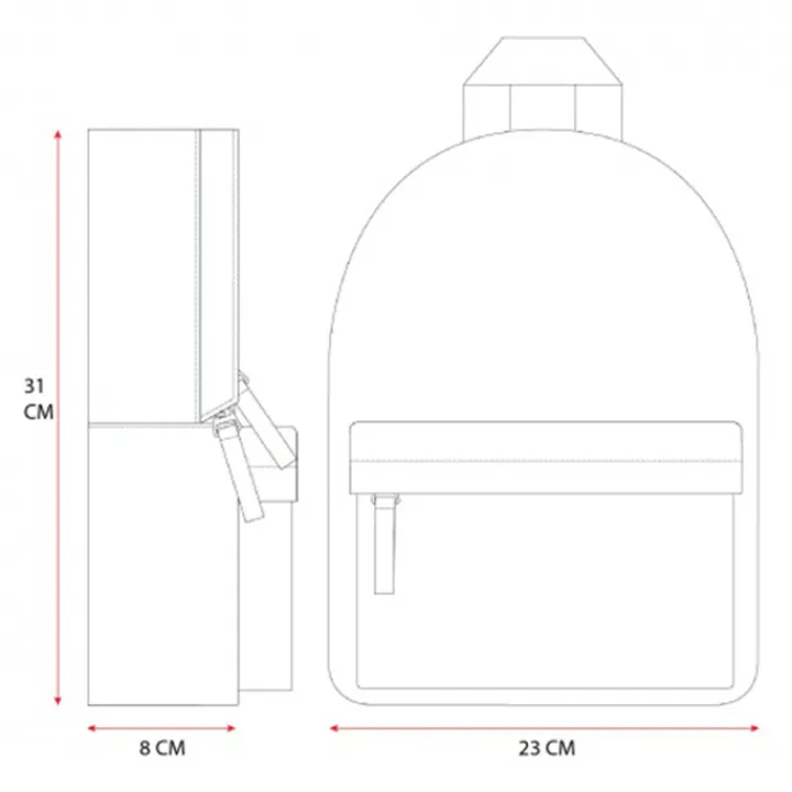 Mini Rugzakken|Kleine Rugzakken>Kidzroom Paris Tattle And Tales Backpack green