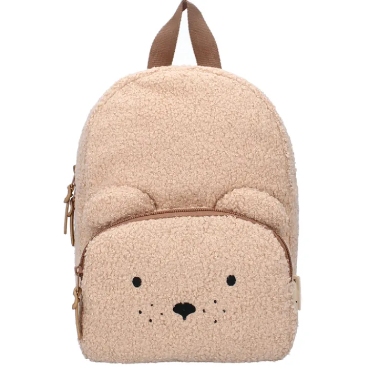 Peuter Rugzakken|Kinderrugzakken>Kidzroom Pisa Comfort Friends Backpack brown