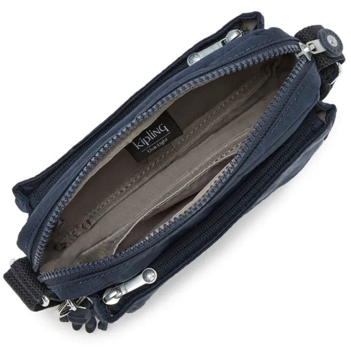 Schoudertassen|Crossbody>Kipling Abanu blue bleu 2