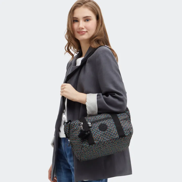 Kleine Reistassen|Handbagage Reistassen>Kipling Art M prt ac geo feather