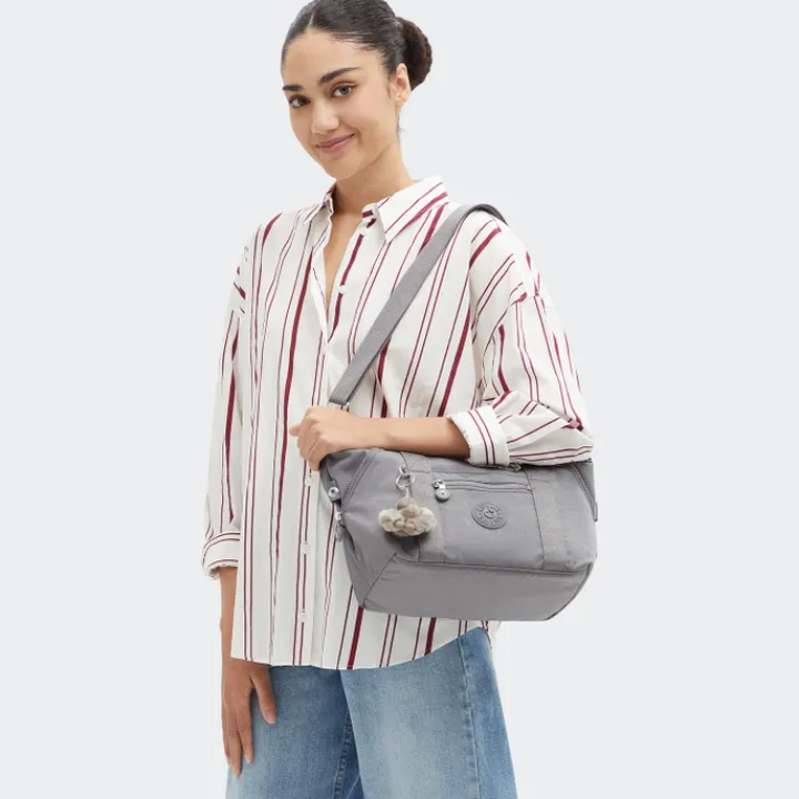 Schoudertassen|Handtassen>Kipling Art Mini inviting grey