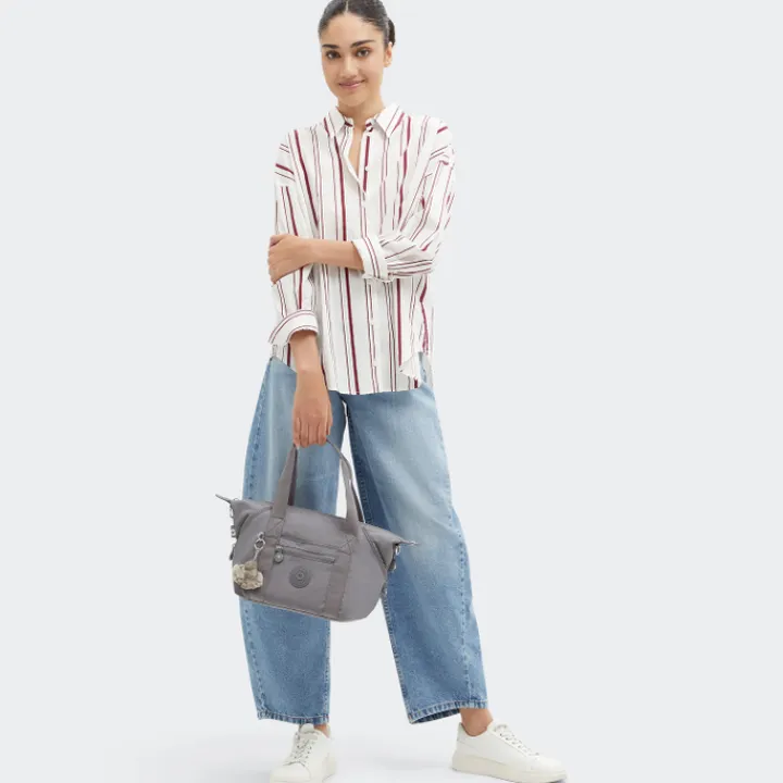 Schoudertassen|Handtassen>Kipling Art Mini inviting grey