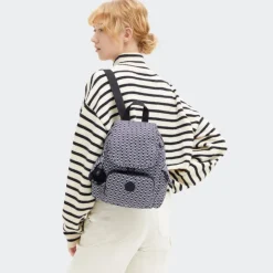 Kleine Rugzakken|Dames Rugzakken>Kipling City Pack Mini Backpack signature print
