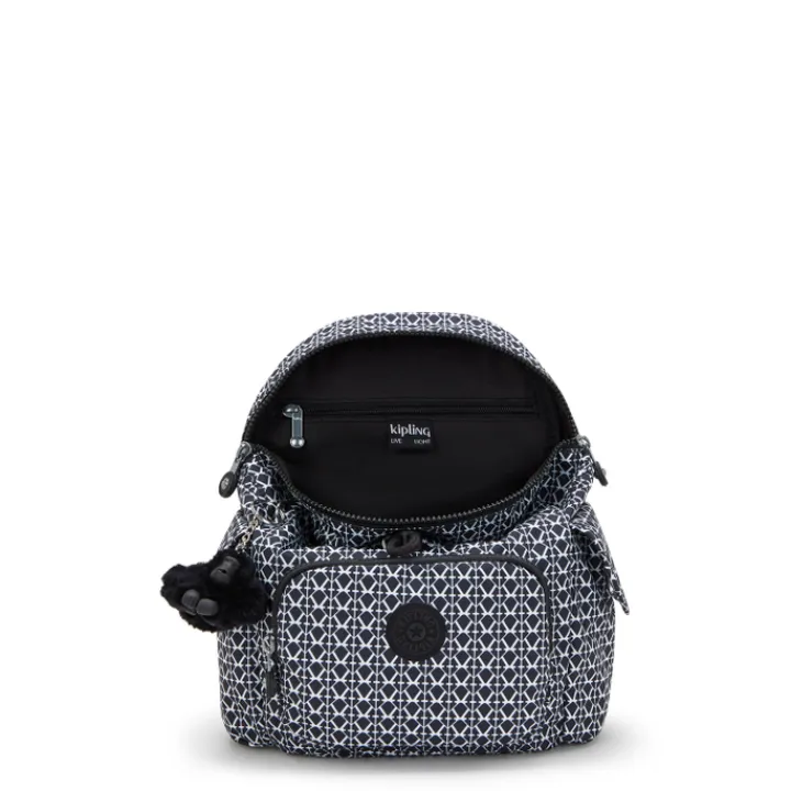 Kleine Rugzakken|Dames Rugzakken>Kipling City Pack Mini Backpack signature print