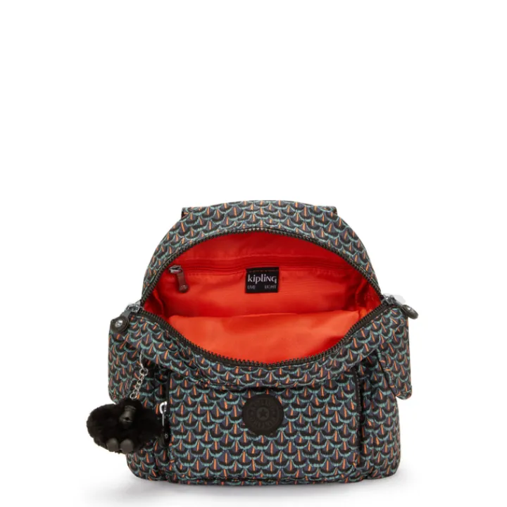 Daypack|Dames Rugzakken>Kipling City Pack Mini prt ac geo feather