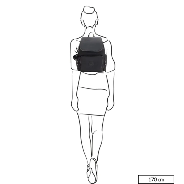 Kleine Rugzakken|Daypack>Kipling City Zip S black noir