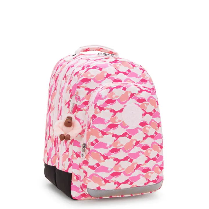 Schoolrugzak|Dames Schooltassen>Kipling Class Room pink palm