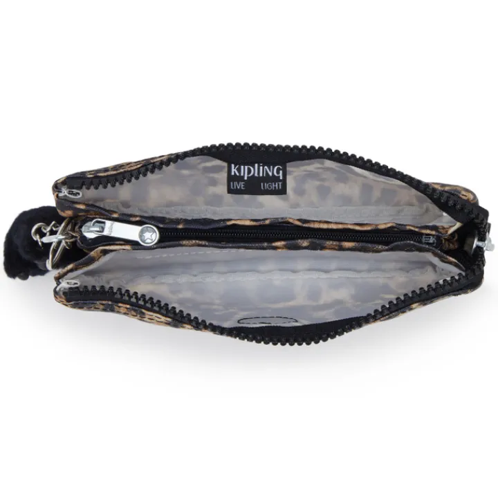 Dames Portemonnees>Kipling Creativity L prt ac wild leopard