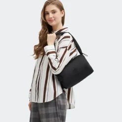 Schoudertassen|Handtassen>Kipling Eleni M gg simply black