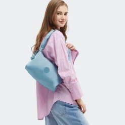 Schoudertassen|Handtassen>Kipling Eleni M gg sounds blue grgz