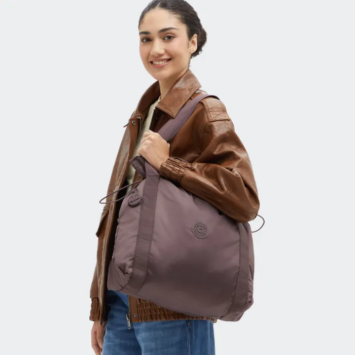 Schoudertassen|Damestassen>Kipling Elmar fc cp simply mocha grgz