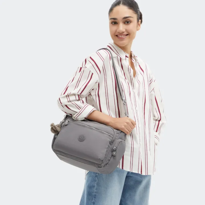 Schoudertassen|Damestassen>Kipling Gabbie inviting grey