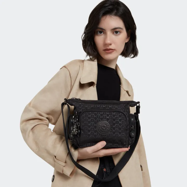 Schoudertassen|Crossbody>Kipling Gabbie Mini signature emb