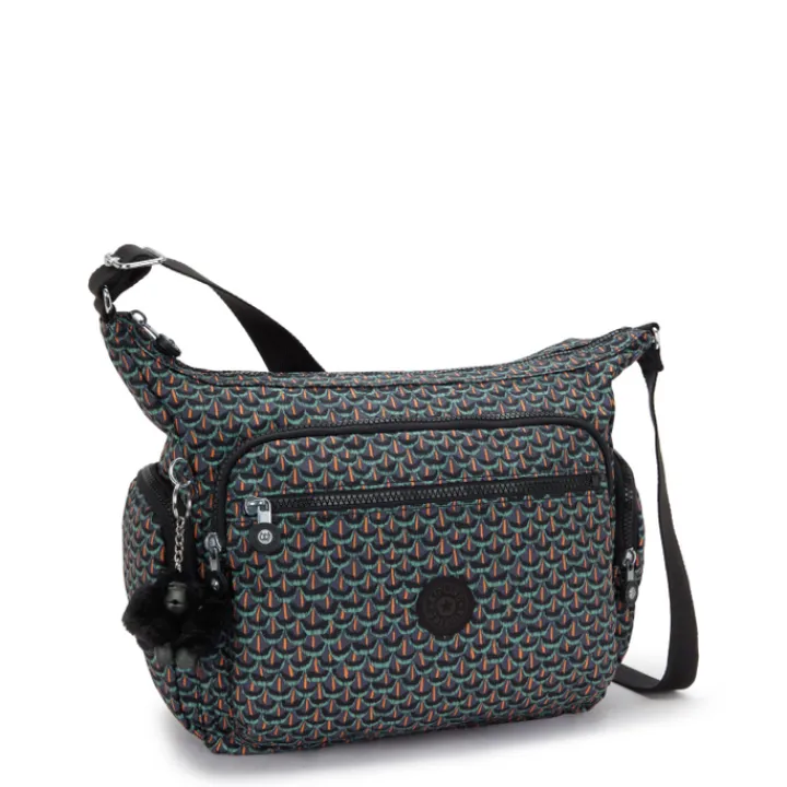 Schoudertassen|Damestassen>Kipling Gabbie prt ac geo feather