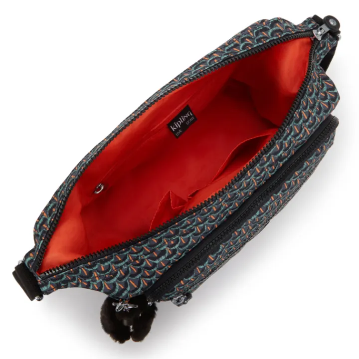 Schoudertassen|Damestassen>Kipling Gabbie prt ac geo feather