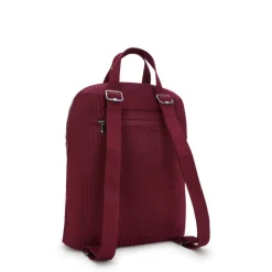 Kleine Rugzakken|Schoolrugzak>Kipling Kazuki ej maroon tile jacquard