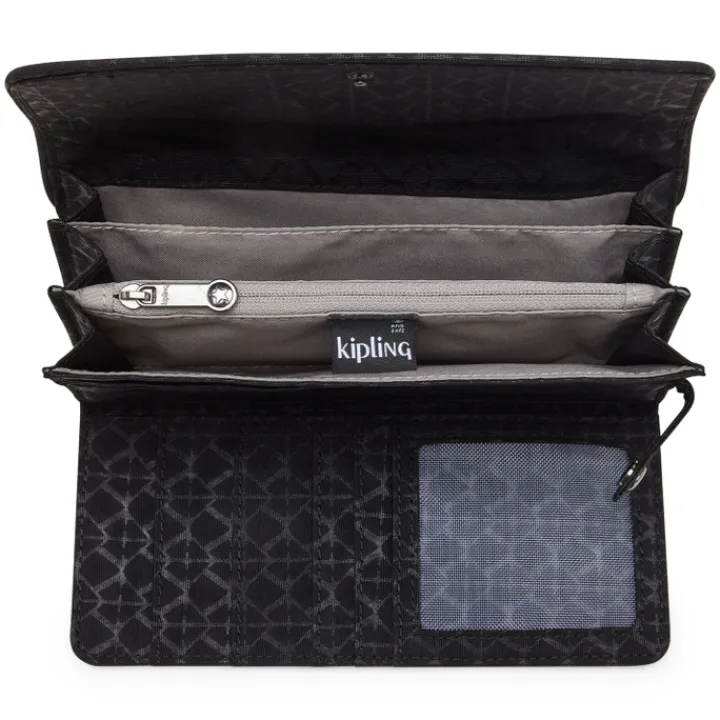 Rfid Portemonnees|Dames Portemonnees>Kipling Money Land Portemonnee signature emb