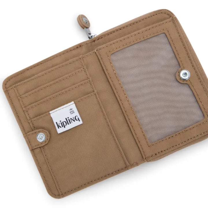 Rfid Portemonnees|Mini Portemonnees>Kipling Money Love early tan