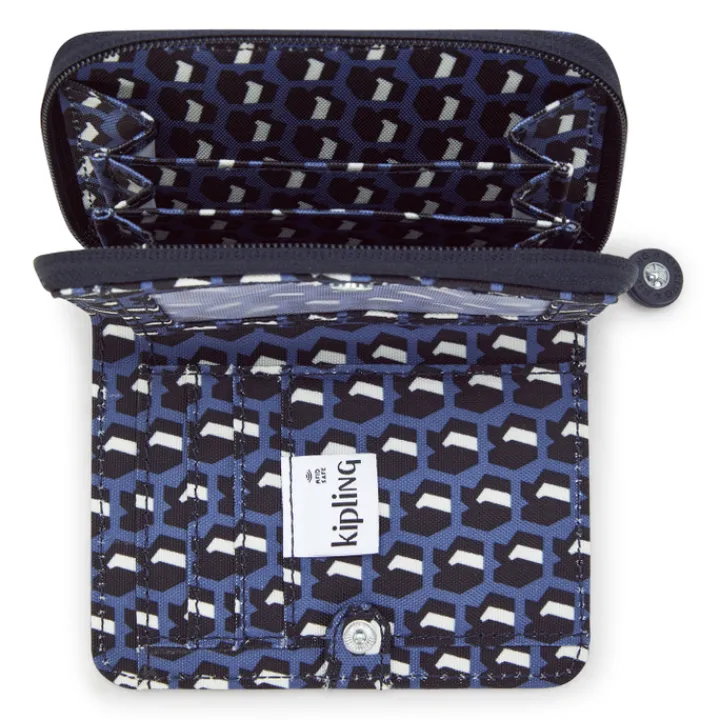Rfid Portemonnees|Dames Portemonnees>Kipling Money Love Wallet 3d k blue