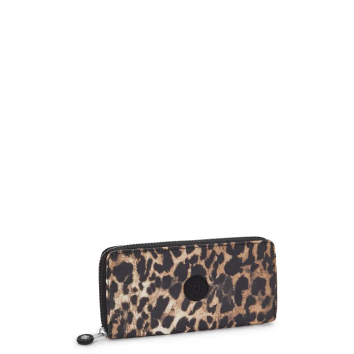 Rfid Portemonnees|Grote Portemonnees>Kipling Money World B prt wild leopard