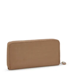 Rfid Portemonnees|Grote Portemonnees>Kipling Money World early tan