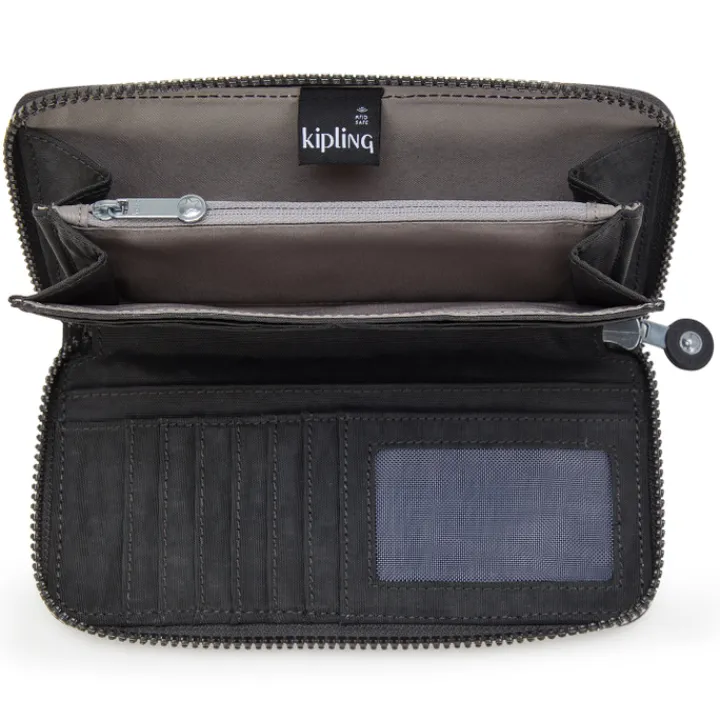 Rfid Portemonnees|Grote Portemonnees>Kipling Money World Wallet black noir