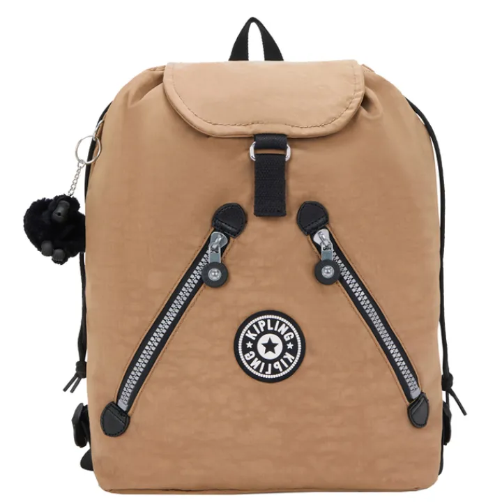 Daypack|Dames Rugzakken>Kipling New Fundamental L y2k early tan heritage