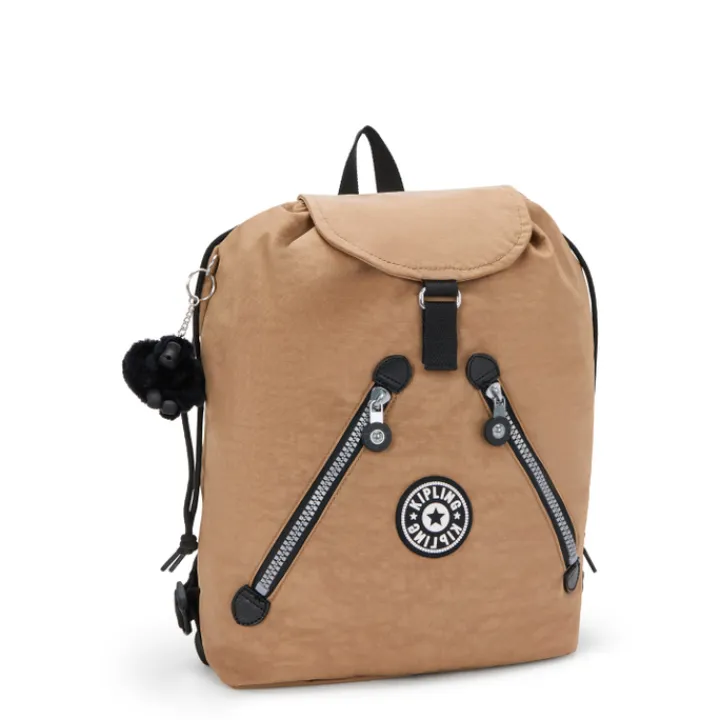 Daypack|Dames Rugzakken>Kipling New Fundamental L y2k early tan heritage