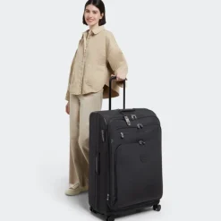 Zachte Koffers|Reiskoffers>Kipling New Youri Spin L black noir