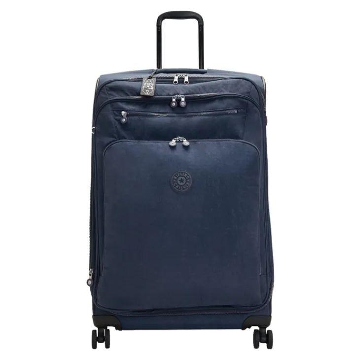 Zachte Koffers|Reiskoffers>Kipling New Youri Spin L blue bleu 2