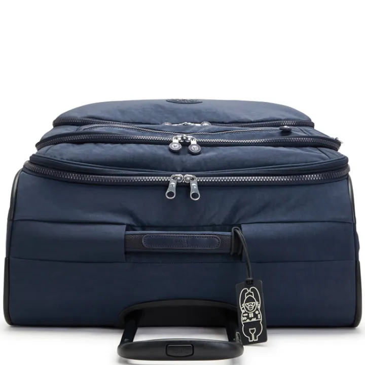 Zachte Koffers|Reiskoffers>Kipling New Youri Spin L blue bleu 2