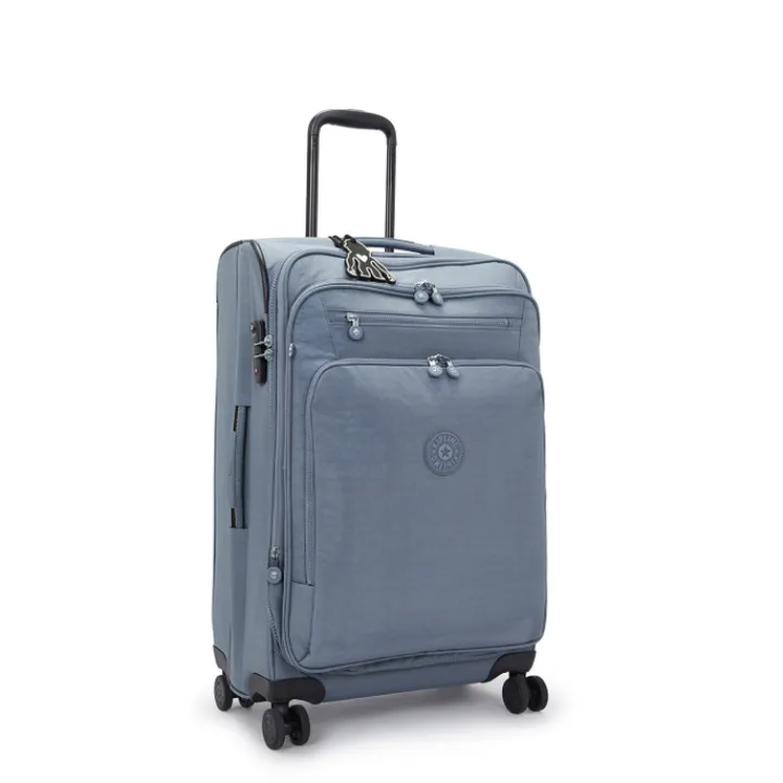 Reistrolleys|Reiskoffers>Kipling New Youri Spin M b blue stone