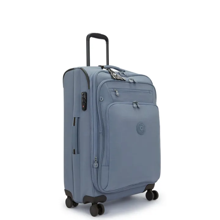 Reistrolleys|Reiskoffers>Kipling New Youri Spin M b blue stone