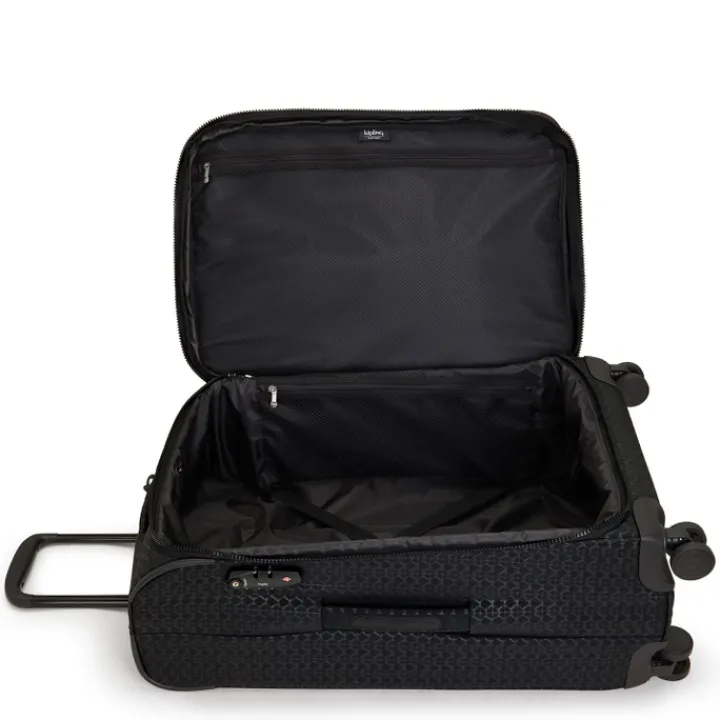 Zachte Koffers|Reiskoffers>Kipling New Youri Spin M signature emb