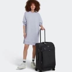 Zachte Koffers|Reiskoffers>Kipling New Youri Spin M black noir
