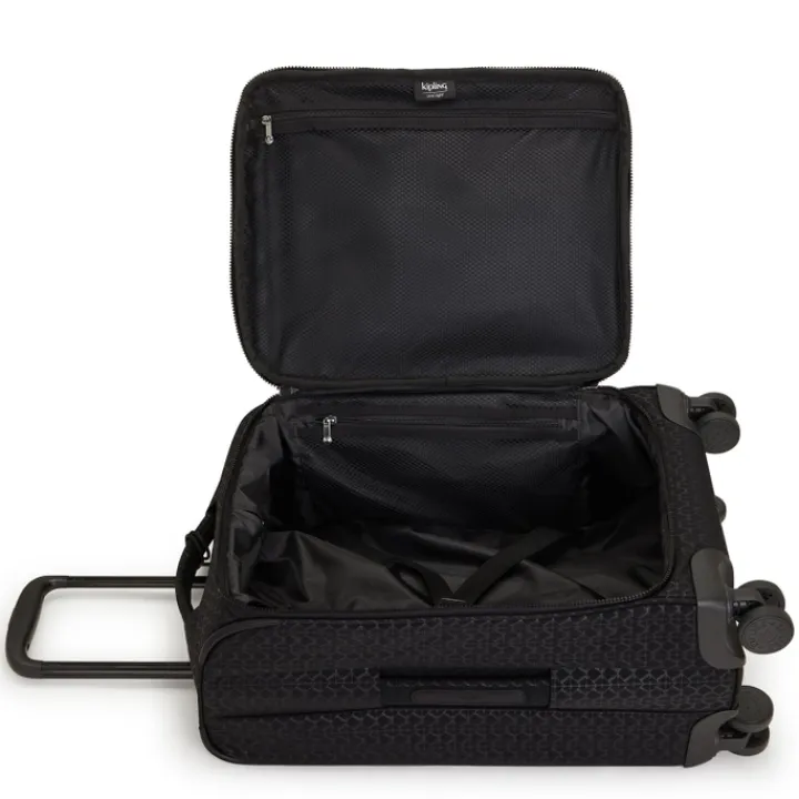 Transavia Trolleys|Handbagage Trolleys>Kipling New Youri Spin S signature emb