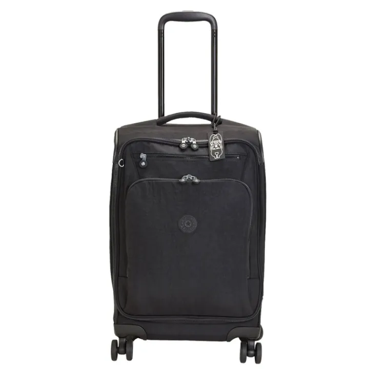 Transavia Trolleys|Handbagage Trolleys>Kipling New Youri Spin S black noir
