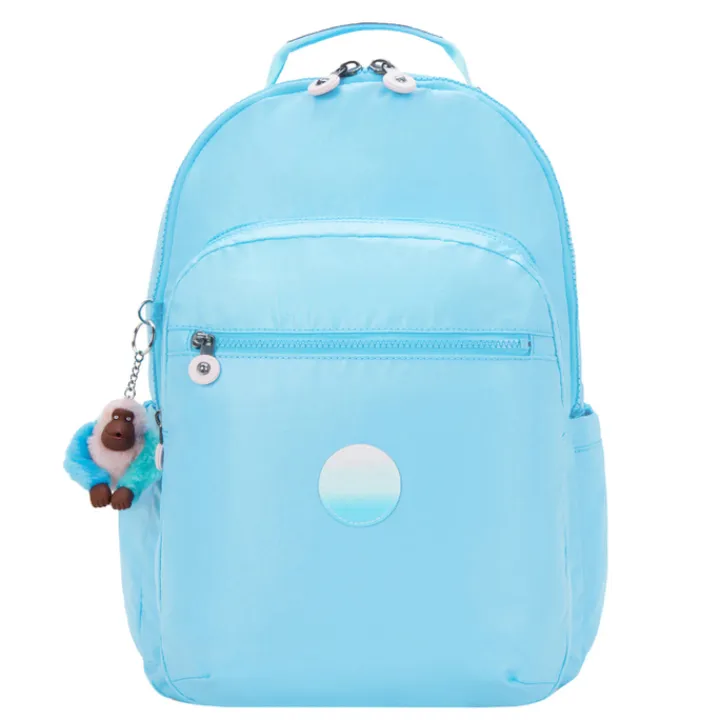 Schoolrugzak|Heren Schooltassen>Kipling Seoul Lap blue met