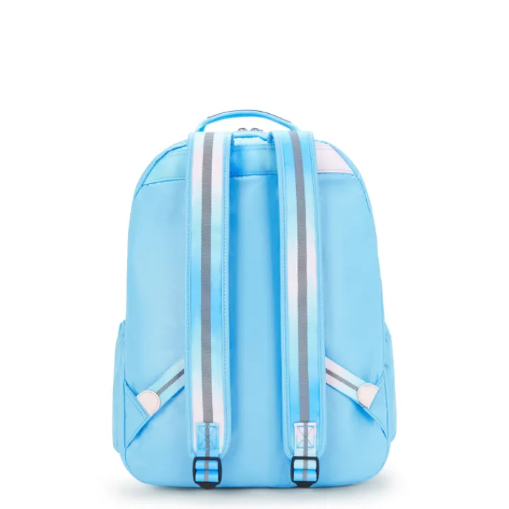 Schoolrugzak|Heren Schooltassen>Kipling Seoul Lap blue met