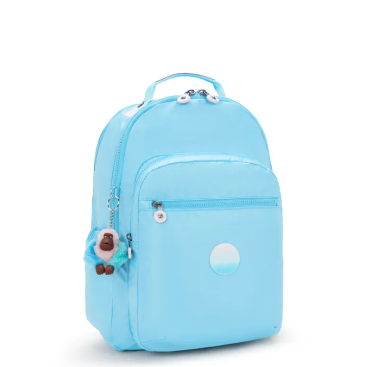 Schoolrugzak|Heren Schooltassen>Kipling Seoul Lap blue met