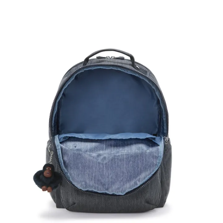 Schoolrugzak|Heren Schooltassen>Kipling Seoul Lap marine navy