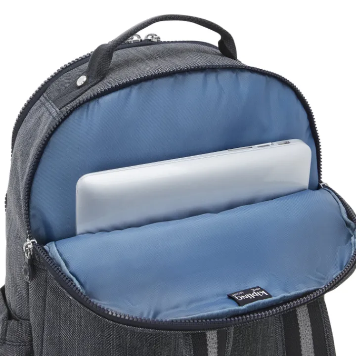 Schoolrugzak|Heren Schooltassen>Kipling Seoul Lap marine navy