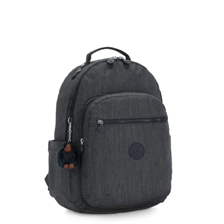 Schoolrugzak|Dames Schooltassen>Kipling Seoul marine navy