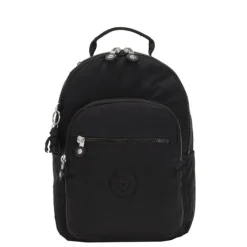 Kleine Rugzakken|Schoolrugzak>Kipling Seoul Rugzak S black noir