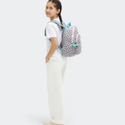Kleine Rugzakken|Schoolrugzak>Kipling Seoul S geo shell