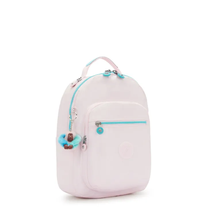 Kleine Rugzakken|Schoolrugzak>Kipling Seoul S pink met