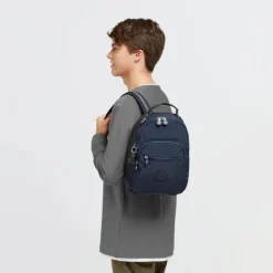 Kleine Rugzakken|Schoolrugzak>Kipling Seoul S Rugzak blue blue 2