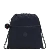Heren Schooltassen|Dames Schooltassen>Kipling Supertaboo Gymsack true blue tonal