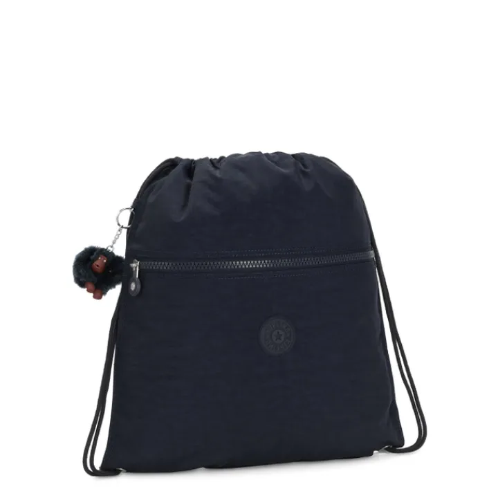 Heren Schooltassen|Dames Schooltassen>Kipling Supertaboo Gymsack true blue tonal